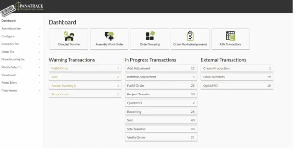 PanatrackerGP interface screenshot