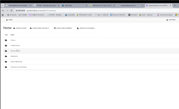 SendMaster app screen 1