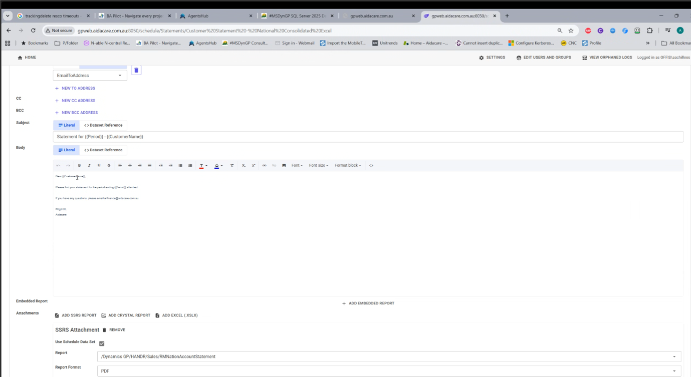 SendMaster app screen 4