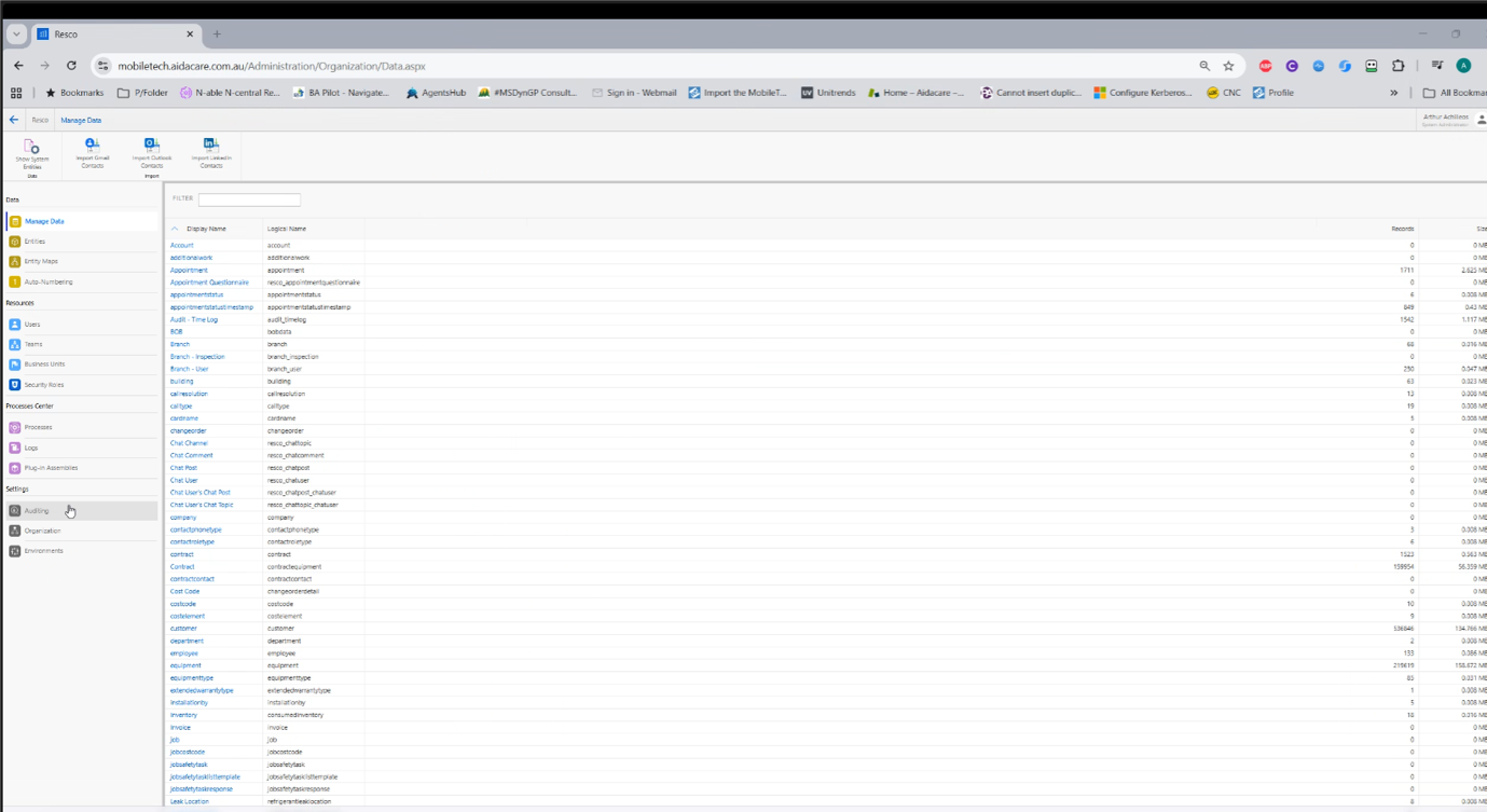 WennSoft app screen 1